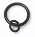 16mm Standard Curtain Ring, Matt Black finish